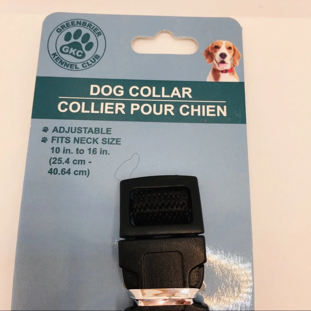 DOG COLLAR BLACK  SZ Small GREAT FOR WALKS!